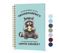 BitKan Funny Racoon Hardcover Spiral Notebook 778