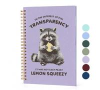 BitKan Funny Racoon Hardcover Spiral Notebook 782