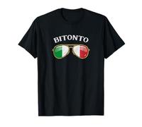 Bitonto Italy Vintage Flag Sunglasses Maglietta