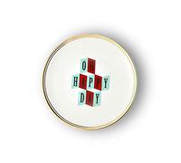 BITOSSI Home & Funky Table LA TAVOLA SCOMPOSTA, Piatto OH Happy Day Ø 17 CM