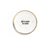 BITOSSI LA TAVOLA SCOMPOSTA PIATTINO DREAM TEAMBORDO ORO CM 17