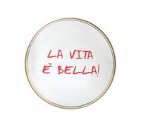 BITOSSI HOME & Funky Table LA TAVOLA SCOMPOSTA, Piatto LA Vita È Bella