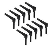 Bitray 10 maniglie a leva di bloccaggio regolabili, M8 x 40 mm, leva di rilascio con bullone, leve regolabili a vite per mobili