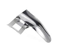 Bitray Plettri per dita regolabili in acciaio inox, per chitarra, banjo, dobro, ecc. 3 plettri per chitarra acustica, 3118 mm