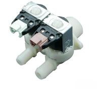 Bitron, Elettrovalvola Doppia Universale, EV Tipo 349 Corpo staffa Rast 2.5, EV Doppia 180°, Portata 8L, Per Lavatrice e Lavastoviglie, Diametro di Uscita 14 mm