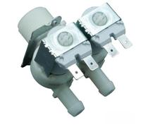 Bitron, Elettrovalvola Doppia Universale FG2WAY Tipo 349 Senza Regolatore, EV Doppia 180°, Portata 8L, Per Lavatrice e Lavatrice, Diametro di Uscita 12 mm, Codice OEM BERTO'S, DEXION