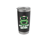 Bits And Bytes Detox (Dichiarazione divertente del mondo digitale) Bicchiere termico in acciaio inox doppia parete