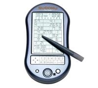 Bits and Pieces - Deluxe Sudoku Handheld Game - Electronic Pocket Size Sudoku Game, LED Screen, Great Gift - Measures 2-3/4 wide x 4-3/4 long x 3/4 deep by Bits and Pieces