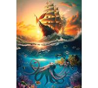 Bits and Pieces - Puzzle da 1000 pezzi per adulti - 50,8 x 68,6 cm - L'olandese volante - Puzzle da 1000 pezzi di Ray Heere