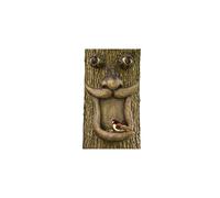 Bits and Pieces - Tree Face Bird Feeder - Yard Decorations - Whimsical Tree Hugger Sculpture - Indoor/Outdoor Decoration - Garden Peeker Yard Art