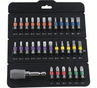 Set Maurer Plus Inserti Colorati Serie 31 Pezzi Porta Inserti Magnetico Mm 25