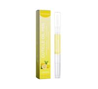 Bits - Fresa naturale per cuticole: 6 colori, olio per cuticole rivitalizzante per unghie con vitamina E, ammorbidente per cuticole durante la notte, rinforzante per unghie (giallo, taglia unica)