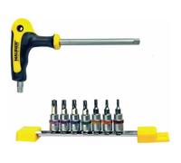 Chiave Maurer Plus A Bussola Con Bits 8 Pz Acciaio S2 Torx Tamper Foro 1.4