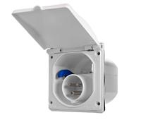 BITS4REASONS NUOVO MODELLO MAYPOLE MP598B 240V 16A PRINCIPALI FLUSH FIT PRESA SPLASHPROOF Valutazione IP44 (BIANCO)