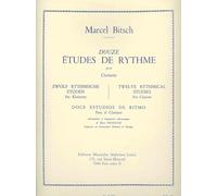 Bitsch Marcel DOUZE ETUDES DE RYTHME pour Clarinette - 12 STUDI SUL RITMO per Clarinetto ed. Leduc
