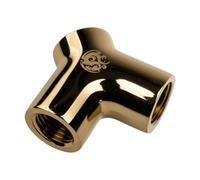 Bitspower Adapter Y-Splitter 3x G1/4 Zoll IG - gold NEW