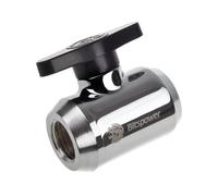 Bitspower International Absperrhahn 2x IG 1/4 Zoll blacker BP-MVV-SLBK