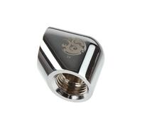 Bitspower Adattatore angolare 90° BP-90DIG14 2x G1/4 Argento lucido Nuovo