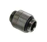 BitsPower - Adattatore per Tubo Maschio a Maschio Nera Lucida Ottone 1/4" 5 mm BP-BSRG