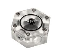 Bitspower International Bitspower BP-HFI Nero Trasparente Indicatore di flusso