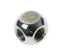 Bitspower International Bitspower BP-TMB Ottone Argento Silver Shining T-Block