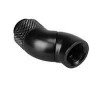 Bitspower Winkel 1/4 auf IG 1/4 Zoll - 2x drehbar, matt black NEW