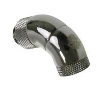 Bitspower Winkel 1/4 Zoll auf IG 1/4 Zoll - shiny black, 3x dreh NEW