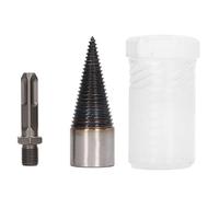 Bitt di Trapano a Divisione in Legno in Acciaio al Carbonio, Realizzato in Materiale ad Alta durezza, atto per la Divisione del Legno, Dotato di Gambo Quadrato, Diametro 42 (32 mm)