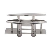 Bitta for ormeggio a scomparsa in acciaio inox 316 da 5 pollici/6 pollici for barche, montaggio a filo, con fune di ormeggio retrattile(6 inch)