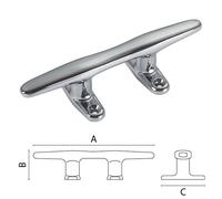 Bitta Foresti & Suardi per barca in ottone lucido o cromato 125 150 200 250 mm