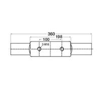 Bitta inox Nordik 360 mm - 1 PZ Osculati - 40.137.06 - 4013706