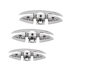 Bitta per barca pieghevole in acciaio inossidabile compatibile con le bitte di ormeggio sul ponte per yacht marini