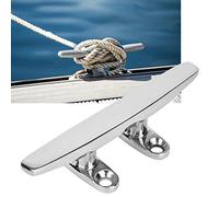 Bitte Cunei Per Barche, Bitta Barca Bitte Barca Inox Stecca Marina in Acciaio Inossidabile Per Cavo Corno Piatto Leggero(4 Inch)