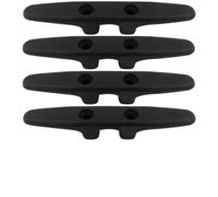 Bitte in nylon nero marino Base aperta 4-1/2 pollici 4 pezzi antiscivolo per ponte della barca e bitta per linea di ancoraggio compatibili con modelli marini selezionati