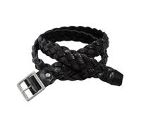 Bitte Kai Rand, ,Accessories ,unisex ,Nero ,M Cintura in pelle intrecciata