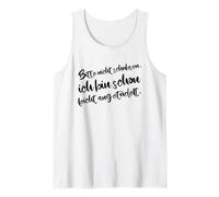 Bitte Nicht Schubsen (Detto Divertente Tedesco sul Bere) Canotta