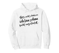 Bitte Nicht Schubsen (Detto Divertente Tedesco sul Bere) Felpa con Cappuccio