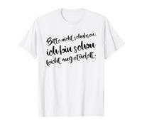 Bitte Nicht Schubsen (Detto Divertente Tedesco sul Bere) Maglietta