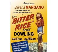 Bitter Rice (DVD) Vittorio Gassman Doris Dowling Silvana Mangano Raf Vallone