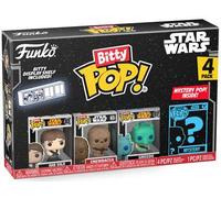 Funko Bitty Pop Star Wars Pack 4 Han Solo/Chewbacca/Greedo/Figura misteriosa
