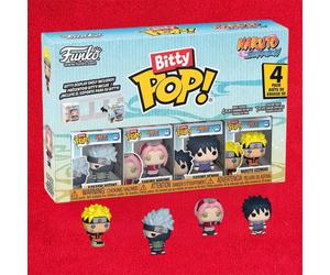 Bitty Naruto Shippuden POP Vinyl Figure Pack da 4 Naruto Shippuden 2,5 cm