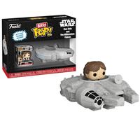 Bitty POP Display Star Wars Han Solo con Millennium Falcon