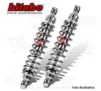 BITUBO KIT AMMORTIZZATORI POSTERIORI RIALZATI WME53 CROMATI HONDA CB500 1998