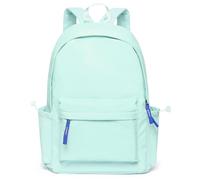 BITUOR Zaino per la scuola, casual, unisex, casual, da viaggio, vacanze, sport, scuola, università, lavoro, impermeabile, leggero, per ragazzi e ragazze, 2024-verde