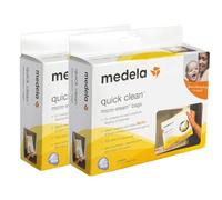 Bitybean Sacchetti per microvapore, 2 confezioni da 5 (10 sacchetti per microvapore in totale), per massaggiagengive Medela, coppette da allenamento, ciucci, tiralatte e biberon