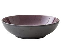BITZ Ciotola per pasta e insalate, diametro 20 cm, colore: nero/viola