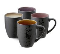 Bitz Gastro black / light Tazza con Manico Set 4-tlg. 0,30 L / H: 10 CM