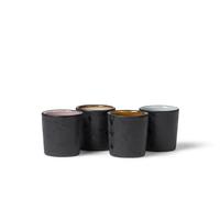 Bitz Gastro Nero Set Di Portauova 4 Pezzi D: 5,2 Cm / H: 5 Cm