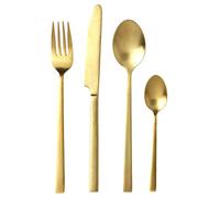 BITZ - Set di posate in ottone, 16 pezzi