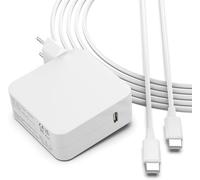 BIUBOTY 96W Alimentatore USB C Caricatore Compatible con Macbook Pro Air 13 15 16 Pollici 2020 2019 2018 2017 2016 Charger iPad Pro 11 12.9 pollici Caricabatterie 87W AC Adapter Cavo USB C a C 2M